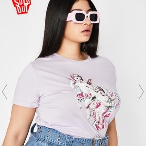 💔SOLD💔 Dollskill lavender cherub shirt